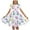 White 4, variant on Girls Middle Aged Easter Dress Funny Bunny Eggs Graphic A Line Dress Casual Short Sleeved Round Neck Midi Dresses White 7-8 Years