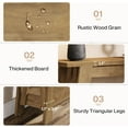 thumbnail image 5 of Tribesigns 41.3" Farmhouse Console Table, 2-Tier Wooden Entryway Table with Storage, 5 of 7