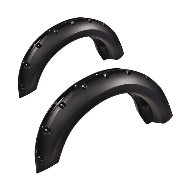 G-PLUS Fender Flares Compatible with 04-08 Ford F150 with 66.0"/67.0"/78.0"/96.0" Bed Length(Not Fit Heritage Models), Fit 07-08 Lincoln Mark LT with 67.0"/78.0" Bed Length Smooth Wheel Protector 4pcs