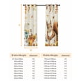 thumbnail image 6 of Fsddascl Thanksgiving Squirrel Blackout Curtains for Bedroom/Living Room, Thermal Insulated Kitchen Curtains, Fall Pumpkins Sunflower Vintage Grommet Darkening Window Treatment Drapes 52"x63"x2, 6 of 6