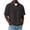 Black, variant on Oversized T-Shirts for Men Half Sleeve Lightweight Performance Tops Loose Fit Ribbed Solid Casual Button up Pullover
