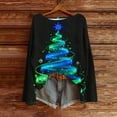 thumbnail image 4 of Dreluolixuan Plus Size Ugly Christmas Sweater Women Crew Neck Warm Pullover Knit Stretch Coat Office Cozy Versatile Tops, 4 of 7