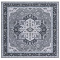 thumbnail image 2 of SAFAVIEH Tucson Luvina Oriental Machine Washable Area Rug, Olive/Ivory, 6' x 6' Square, 2 of 13