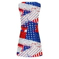 thumbnail image 4 of AOOCHASLIY Women Summer Dress for Mothers Day Gifts Women's Summer Casual Tank Top Dress Independence Day Printed Dress, 4 of 5