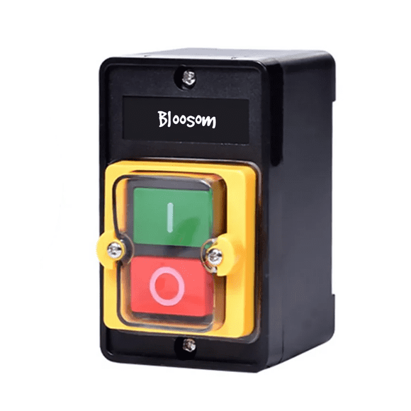 Interruptor Botonera  Bloosom Kao-10kh Manual Control Motor Ip65 Negro