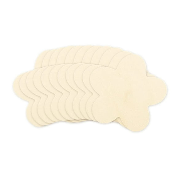 12 Flower Cutouts - Wood Unfinished Daisy Shape - 3 Inches Diameter