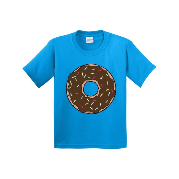 Inktastic Chololate Donut with Sprinkles Youth T-Shirt
