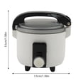 thumbnail image 2 of Maoww Mini Rice Cooker Creative Useful Wonderful Tiny Kitchen Furniture Lifelike Wear-resistant 1/12 Kitchen Accessory, 2 of 6