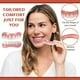 thumbnail image 3 of 2 piezas de kit de rebase de silicona, natural y cómodo, carillas dentales para hombres y mujeres (juego de dientes superiores) Carilla superior Instant Smile, 3 of 5