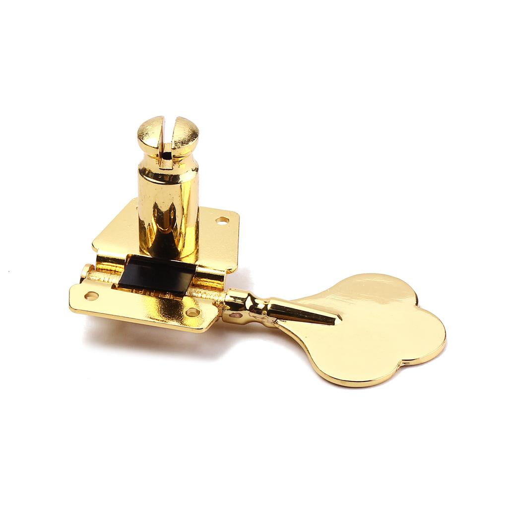 LeeQinersw Pack of 4 Pcs Open Right Handed Tuner Tuning Pegs Set for Bass Guitar Golden