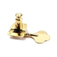 thumbnail image 4 of lionlar Pack of 4 Pcs Open Right Handed Tuner Tuning Pegs Set for Bass Guitar Golden, 4 of 6