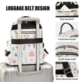 thumbnail image 3 of FORMRS Mini Backpack Purse for Women Quilted Travel Daypack Casual Shoulder Bag, Garden Pattern, 3 of 7