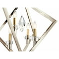 thumbnail image 4 of 43051PN Kichler Lighting Layan - 4 Light Medium Chandelier - With Contemporary Inspirations - 26.75 Inches Tall By 24 Inches Wide, 4 of 4