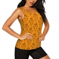 thumbnail image 2 of Balery Fall Cute Simple Scarecrow Camiseta sin mangas estampada ligera para mujer, tops de entrenamiento sin mangas, camisetas de yoga transpirables de secado rápido.-X-Large, 2 of 7