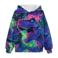 thumbnail image 5 of Wonitaaizi Boys Hoodie Kids 3D All Over Print Thin Pullover Sweatshirt (5-6 Years,Purple), 5 of 6