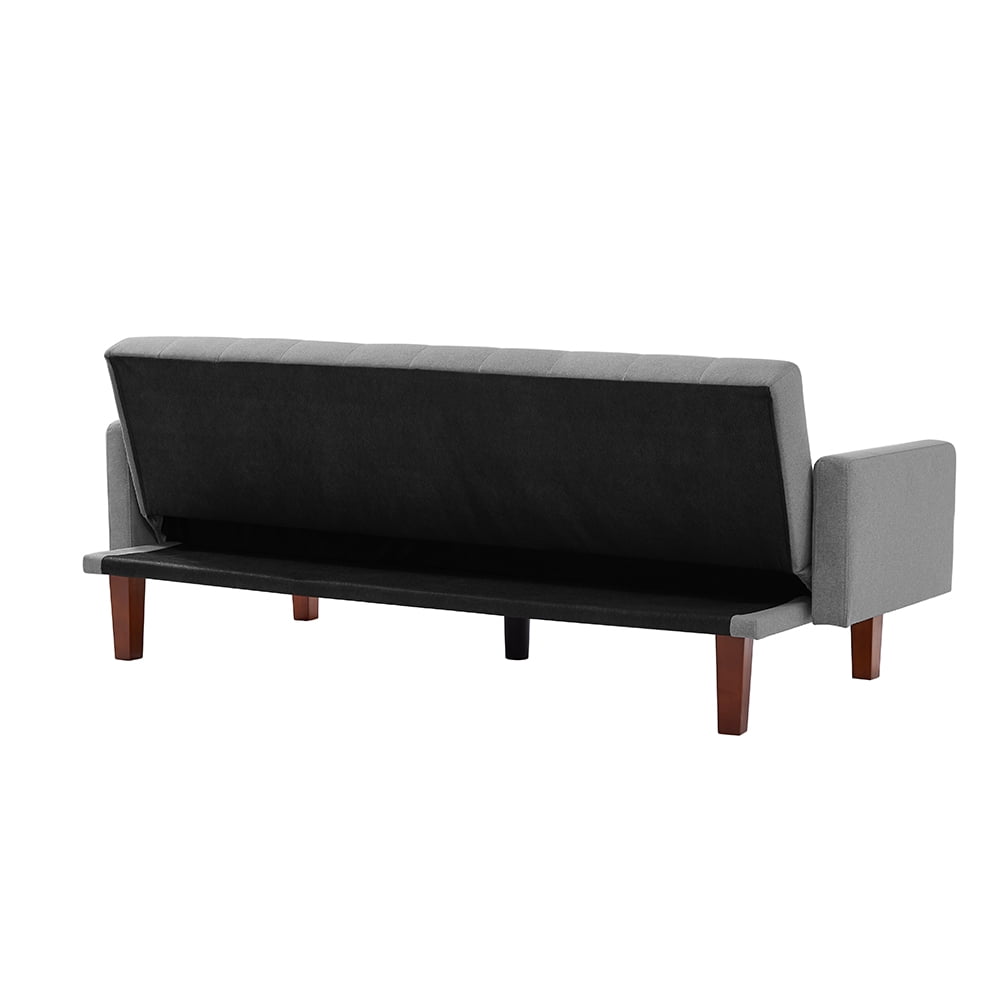 Resenkos 75" Linen Fabric Sleeper Sofa Bed Convertible Loveseat Futon Folding Sleeper Sofa Bed Gray Resenkos 75" Linen Fabric Sleeper Sofa Bed Convertible Loveseat Futon Folding Sleeper Sofa Bed Gray