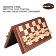 thumbnail image 4 of Amerous 15'' Wooden Magnetic Chess Set for Kids and Adults-Travel Folding Board -2 Extra Queens -Chessmen Storage Slots -Gift Package, 4 of 9