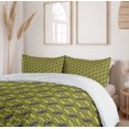 thumbnail image 6 of Ambesonne Olive Duvet Cover Sets, Organic Healthy Leafy Foods, 2-Queen, Fawn and Dark Purple, 6 of 7