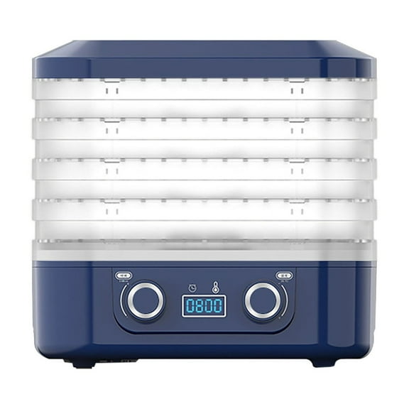 THLKIF 5-Tray Food Dehydrator Machine for Fruits and Snacks, Electric Dryer with Adjustable Temperature Control, for Making Homemade Dried Ingredients and Jerky