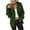 Army Green, variant on Fesfesfes Winter Coats For Women Loose Dark Color Rope Knitting Cardigan Jacket