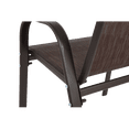 thumbnail image 5 of Set of 6 Outdoor Patio Chairs, Stackable Camping Chairs with Breathable Textilene Fabric, High Back with Armrests for Garden, Pool, Beach, Brown, 5 of 7