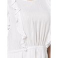 thumbnail image 3 of Style & Co Metallic Ruffled Top Bright White XL, 3 of 4