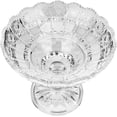 thumbnail image 2 of Aurum Crystal, Bohemia Crystal 50702, 8" Dia Crystal Cut Fruit Bowl on a Stem, 2 of 4