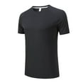 thumbnail image 4 of Men's Dry Fit T Shirts Short Sleeve Crewneck Tops Breathable Cooling Comfort Casual Tee for Gym Workout Summer Everyday Shits, 4 of 7