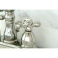 thumbnail image 3 of Kingston Brass KB1606AX Heritage 4 in. Centerset Bathroom Faucet, Polished Nickel, 3 of 4