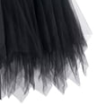 thumbnail image 3 of Women Gothic Tulle Skirt Classic Elastic Short Tutu Skirts Black XS, 3 of 4