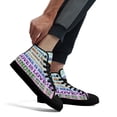 thumbnail image 5 of In This House We Believe Black libes matter High Top Canvas Shoes Sneakers Black Size 10, 5 of 7
