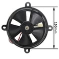 thumbnail image 4 of 1x 6 Inch Electric Cooling Fan Radiator for Atv Karting 150 & 2Pcs Coolant Temperature Sensor & Switch for Cr-V, 4 of 10