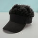thumbnail image 1 of Gorra con visera con pelo falso Yinane Gorra Negra Cabello Negro, 1 of 8