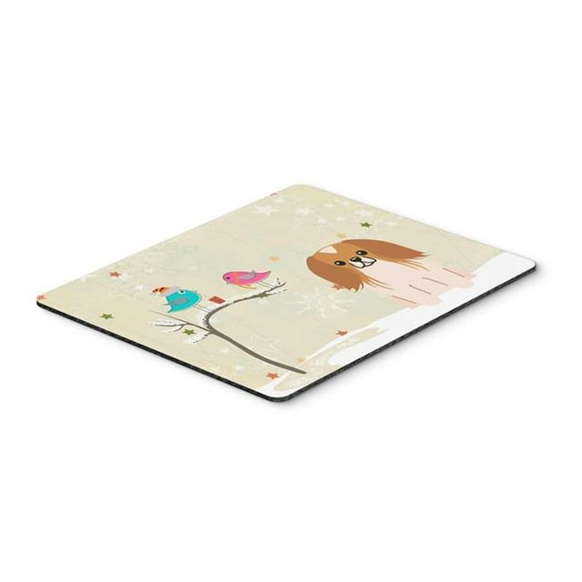 Christmas Presents Between Friends Pekingnese Red & White Mouse Pad, Hot Pad or Trivet
