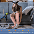 thumbnail image 4 of 3 Pairs Medical Sport Compression Socks - 15-20mmhg Graduated Knee-High Support for Men & Women, Ideal for Soccer, Running, and Nurses, 4 of 6