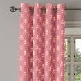 thumbnail image 2 of Ambesonne Floral Grommet Curtain, Romantic Tulip Flowers, 50" x 96", Purple Cream Pale Pink, 2 of 6