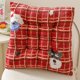 thumbnail image 5 of Cojín para silla de cuatro estaciones | Cojín rojo de fibra de poliéster para silla de 40 x 40 cm | Acolchado grueso de alta resiliencia | Cojín para taburete de oficina, comedor y estudiantes |, 5 of 6