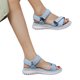 thumbnail image 5 of Sandalias Atléticas Mujeres Antideslizantes para Summer Beach (41) Azul, 5 of 9