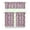 Cartoon, variant on Hemp Leaf Print Kitchen Curtains Set of 3, Minimalist Tier Curtains with Valance, Semi-Sheer Farmhouse Style Window Treatments