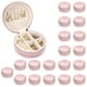 thumbnail image 1 of 20Pcs Organizadora de Joyero de Viaje, Alhajeros Joyeria de Pu para Mujer, Portátil Mini Alhajeros para para Aretes, Anillos, Collares, lápiz Labial (20, Rosa), 1 of 7
