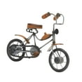 thumbnail image 6 of DecMode 10"W, 8"H Metal Vintage Bicycle Sculpture, Brown, 6 of 7