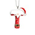 thumbnail image 2 of Luoshdecor Christmas Tree Ornaments Initial,Personalized Santa Claus Style Alphabet Pendant Decorations,Suitable for Xmas Gift Giving,(T), 2 of 6