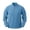 Sky Blue, variant on fatyb Mens Corduroy Tops Quarter Zip Stand Collar Pullover Long Sleeve Casual Sweatshirt for Fall Winter