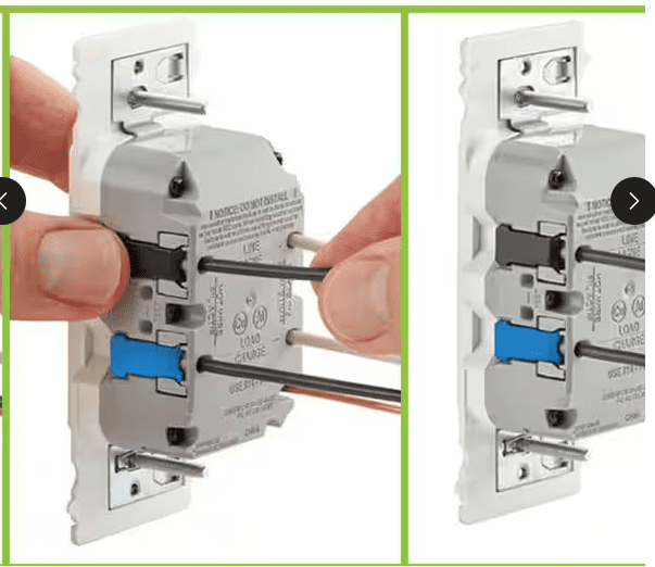 Leviton Lever Edge 15 Amp 125 Volt Self-Test Tamper-Resistant GFCI Duplex Outlet/Receptacle, White (3-Pack) EGFT1-3W (3 Total)