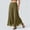 Army Green, variant on KLHDSF Pants For Women Soft Chiffon Wide Leg Pants Loose Fit High Waist Casual Summer Trousers Army Green L