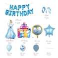 thumbnail image 2 of Globos decorativos para cumpleaños, alusivos a Cenicienta, 2 of 3