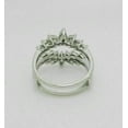 thumbnail image 4 of 1.18Ct White Simulated Diamond Solitaire Ring Guard In Solid 925 Sterling Silver - Women's Enhancer Ring, 4 of 4