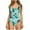 C-Light Blue, variant on ZQUUVOU One Piece Swimsuits Women Bathing Suit V Neck Swimwear Tummy Control Monokini Cross Backless Swimming Suits A-Black