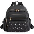 thumbnail image 1 of LNGOOR Lightweight Portable Fashion Outdoor Double Shoulder Bag With Large Capacity For Women  Casual Backpack With Rivets  Texture  Various Colors Available School Backpack For College S, 1 of 1