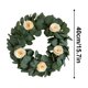 thumbnail image 2 of Guirnalda de flores de rosas de hojas artificiales Muebles para el hogar | Decoración colgante de gabinete | Accesorio de telón de fondo de fotografía de bodas | Decoración de vegetación duradera, 2 of 7